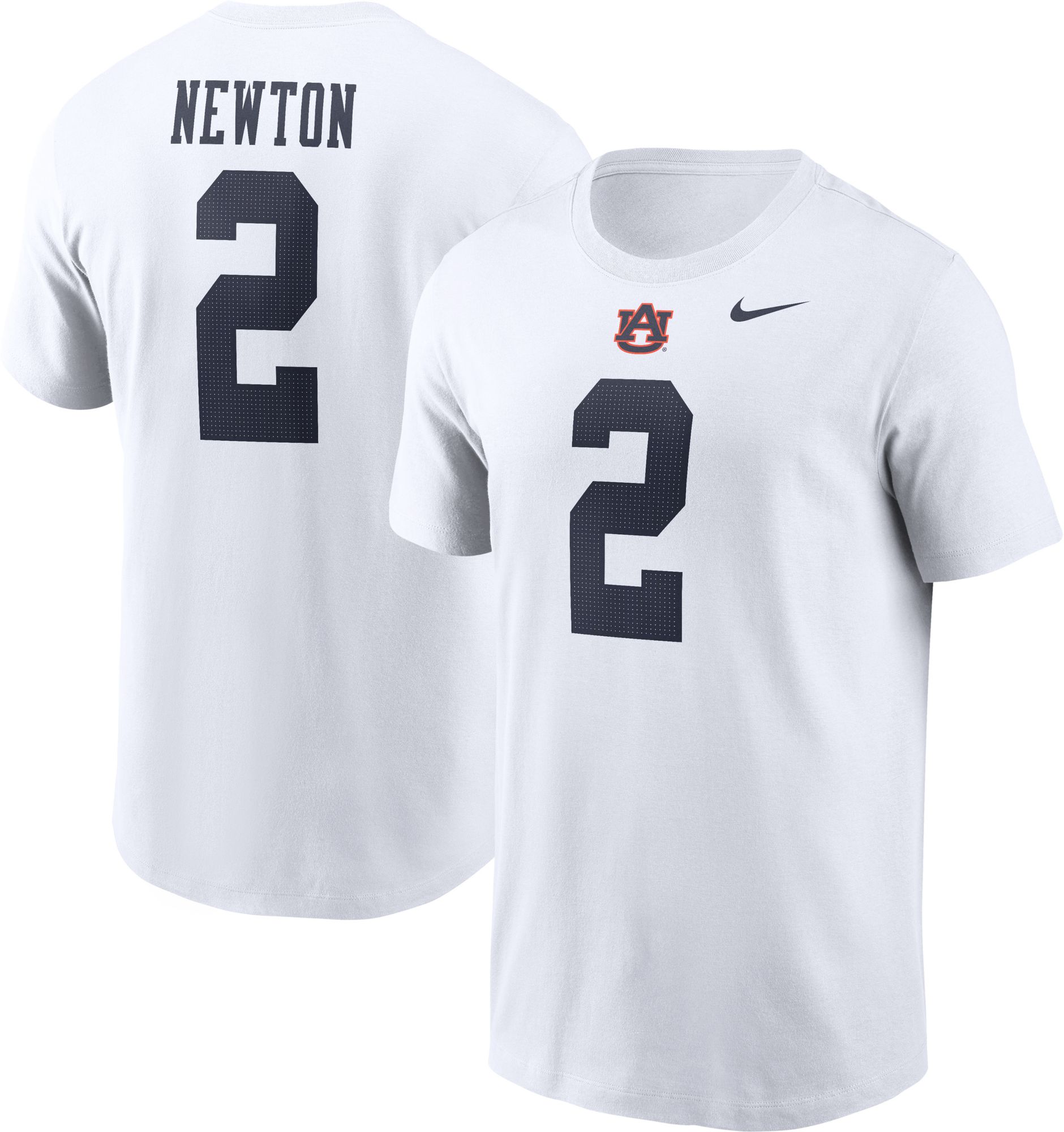 Nike Adult Auburn Tigers Cam Newton #2 White T-Shirt product image