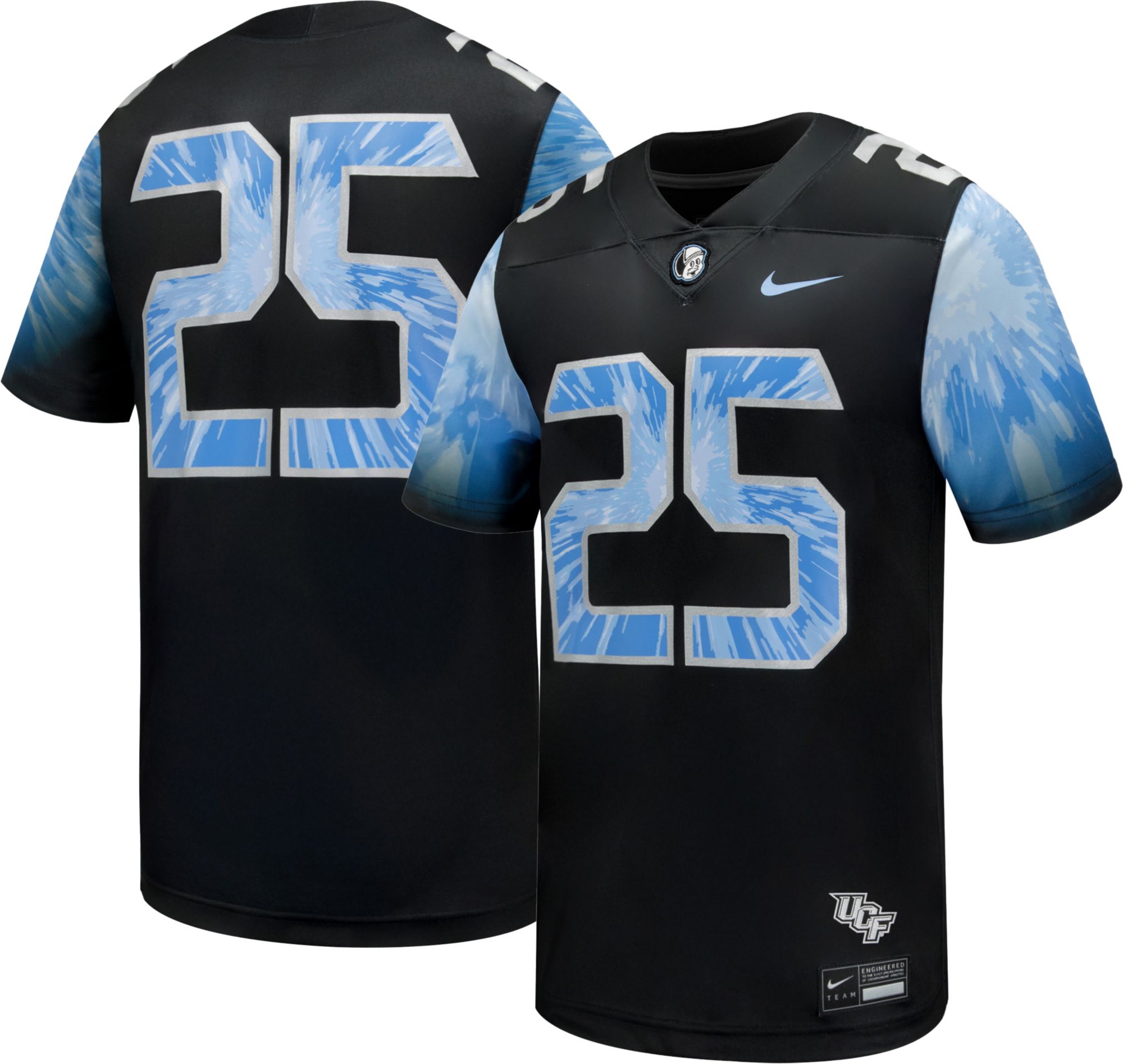 Nike Men's UCF Knights Black 2025 Space Game Replica Football Jersey product image