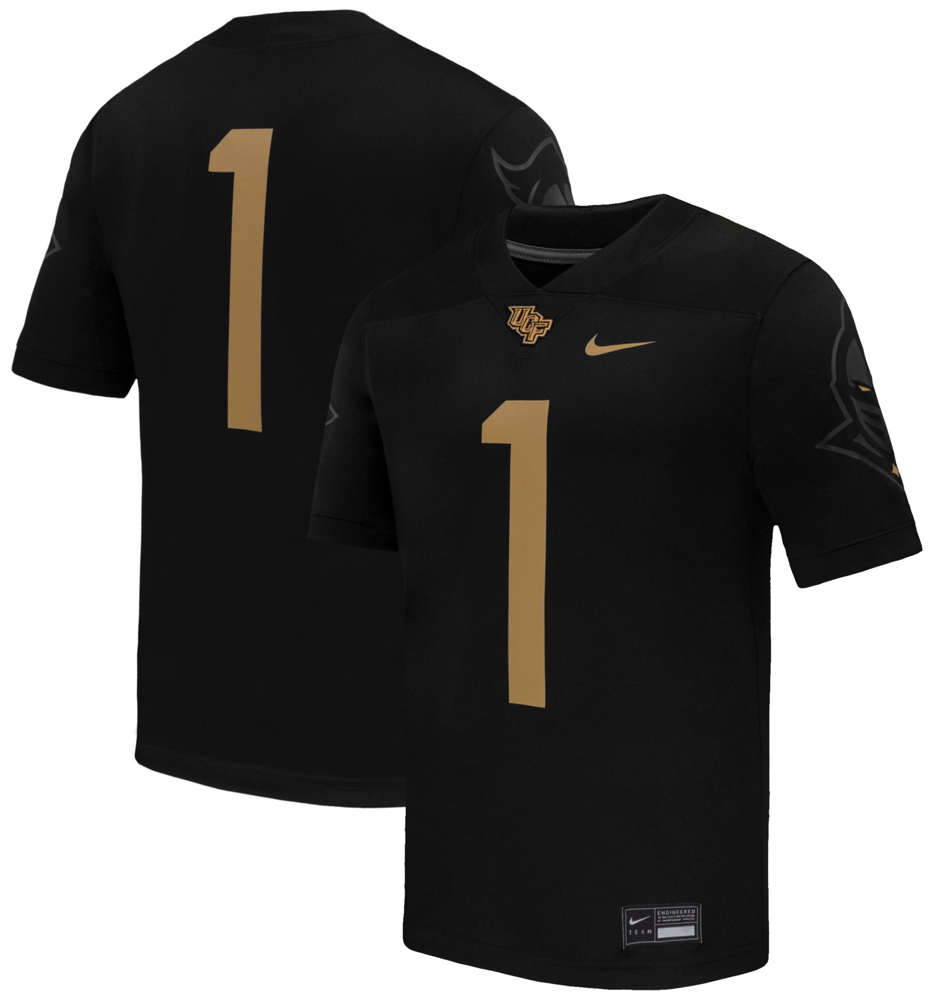 Nike Men's UCF Knights Black Replica Alternate Football Jersey product image