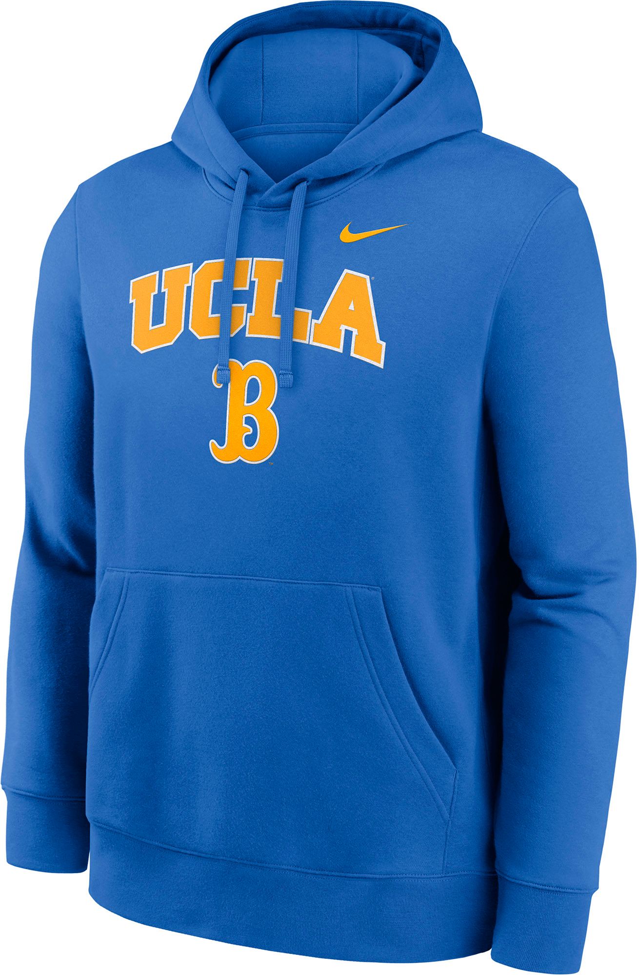 Nike Men's UCLA Bruins Signal Blue Club Fleece Arch Logo Pullover Hoodie product image