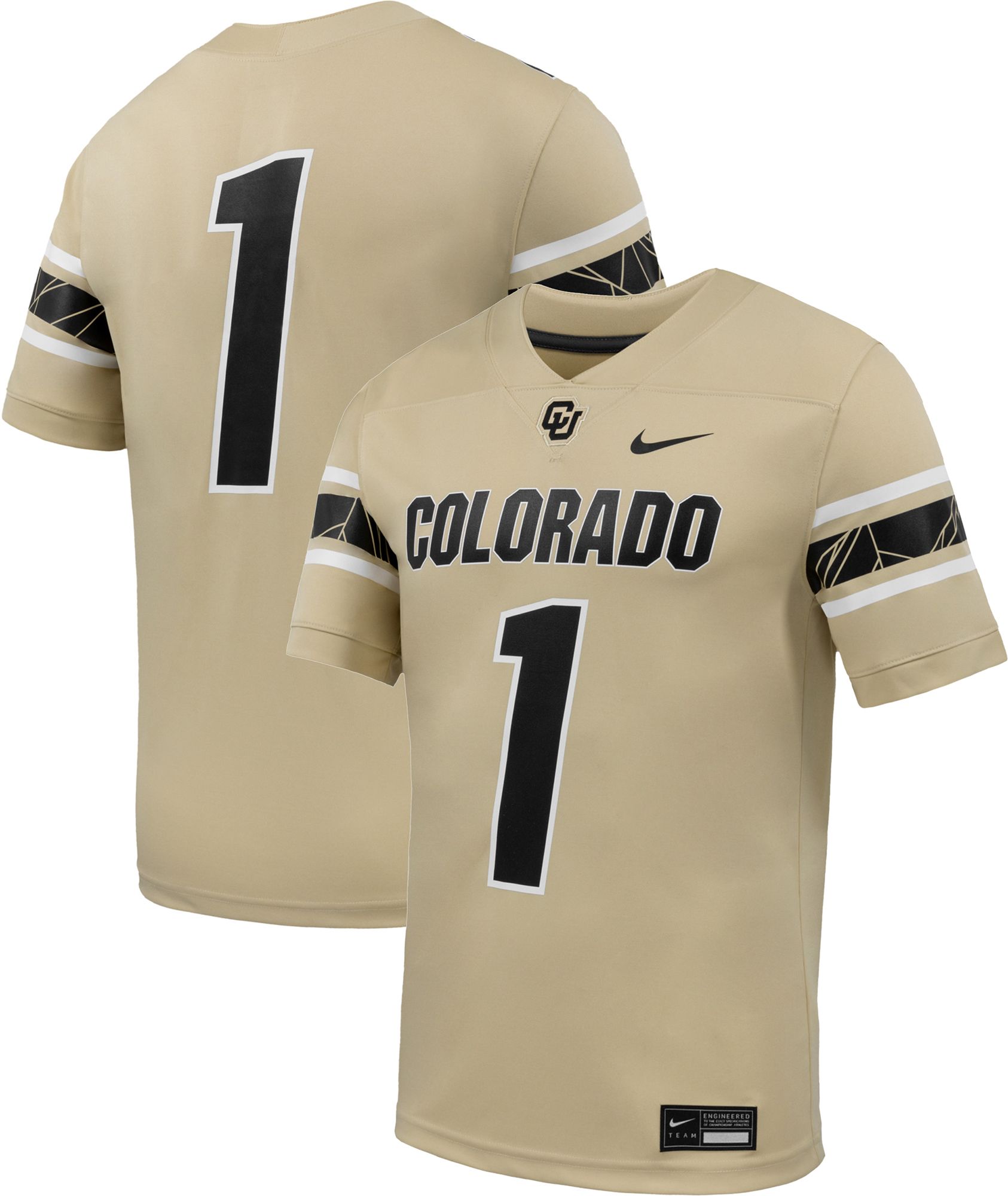 Nike Men's Colorado Buffaloes Gold Replica Alternate Football Jersey product image