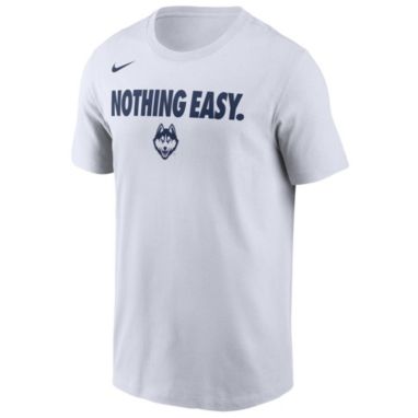 sorry, Nike Adult Connecticut Huskies Nothing Easy White Bench T-Shirt is currently out of stock