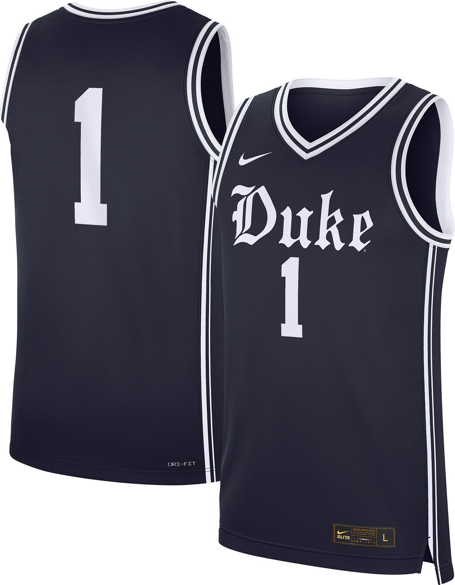 Nike Men's Duke Blue Devils Navy Alternate Basketball Jersey product image