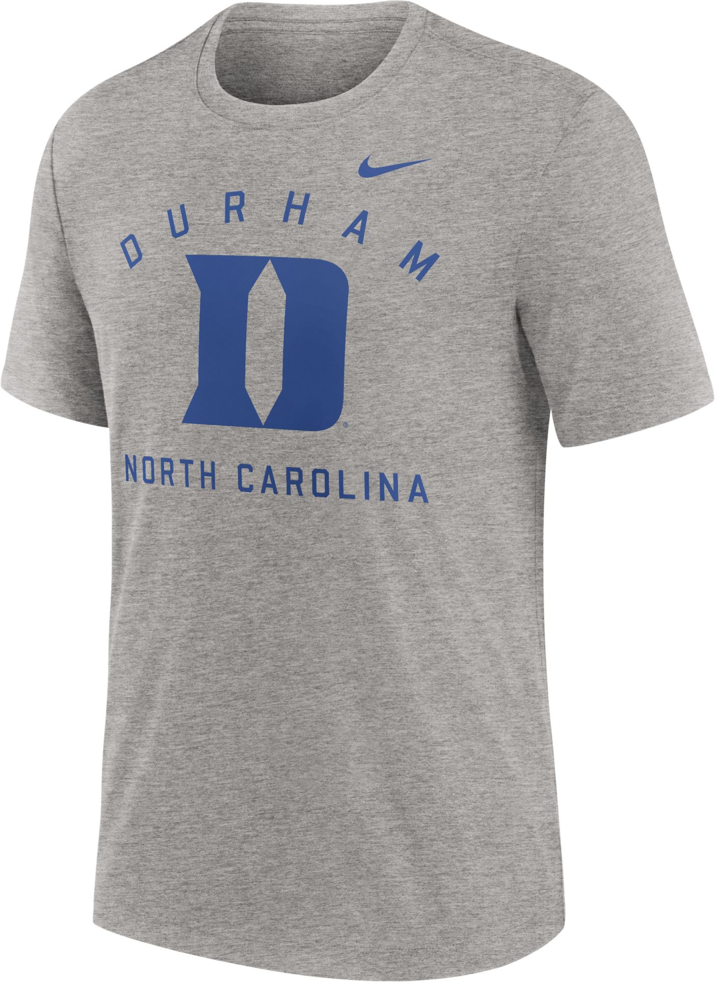 Nike Men's Duke Blue Devils Grey Primary Triblend T-Shirt product image