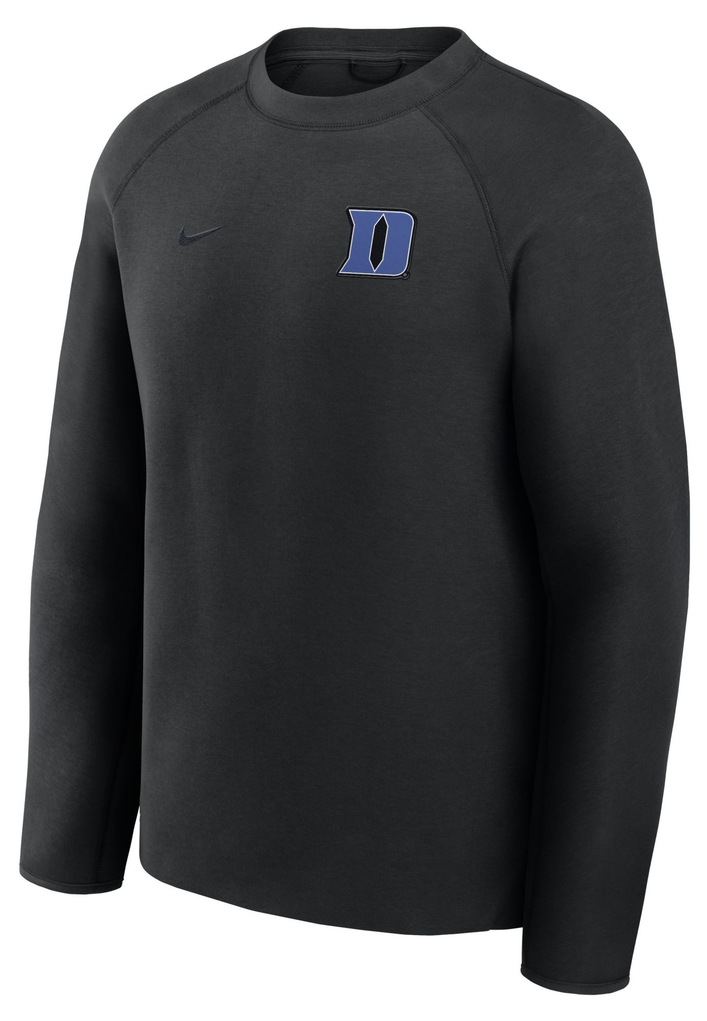 Nike Men's Duke Blue Devils Black Tech Fleece Crewneck Sweatshirt product image