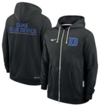 Nike Men's Duke Blue Devils Black Dri-FIT Sideline Full-Zip Hoodie