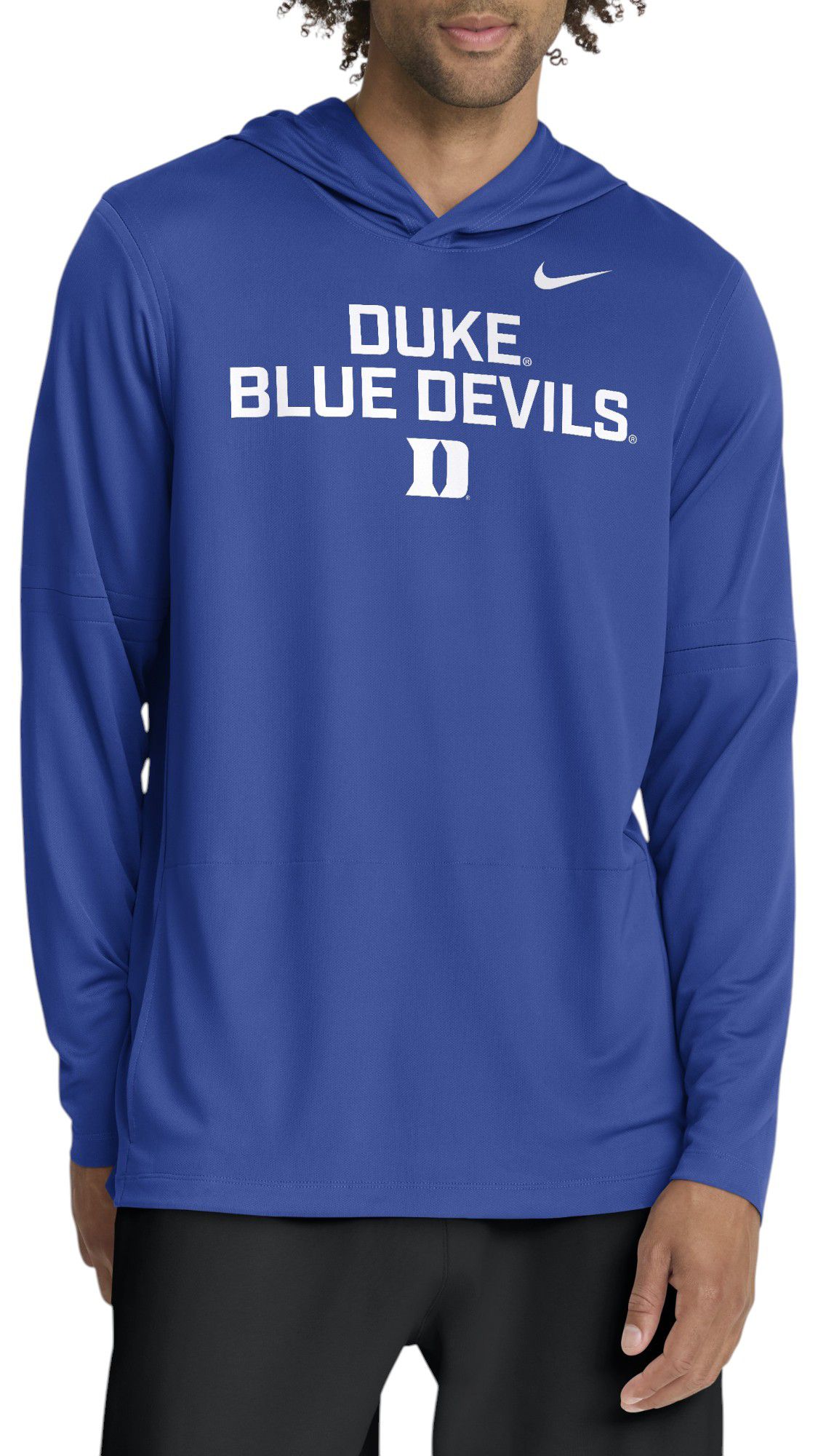 Nike Men's Duke Blue Devils Game Royal Dri-FIT Long Sleeve Hoodie T-Shirt product image