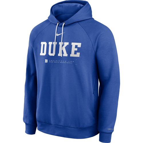 Nike Men's Duke Blue Devils Black Dri-FIT Sideline Full-Zip Hoodie