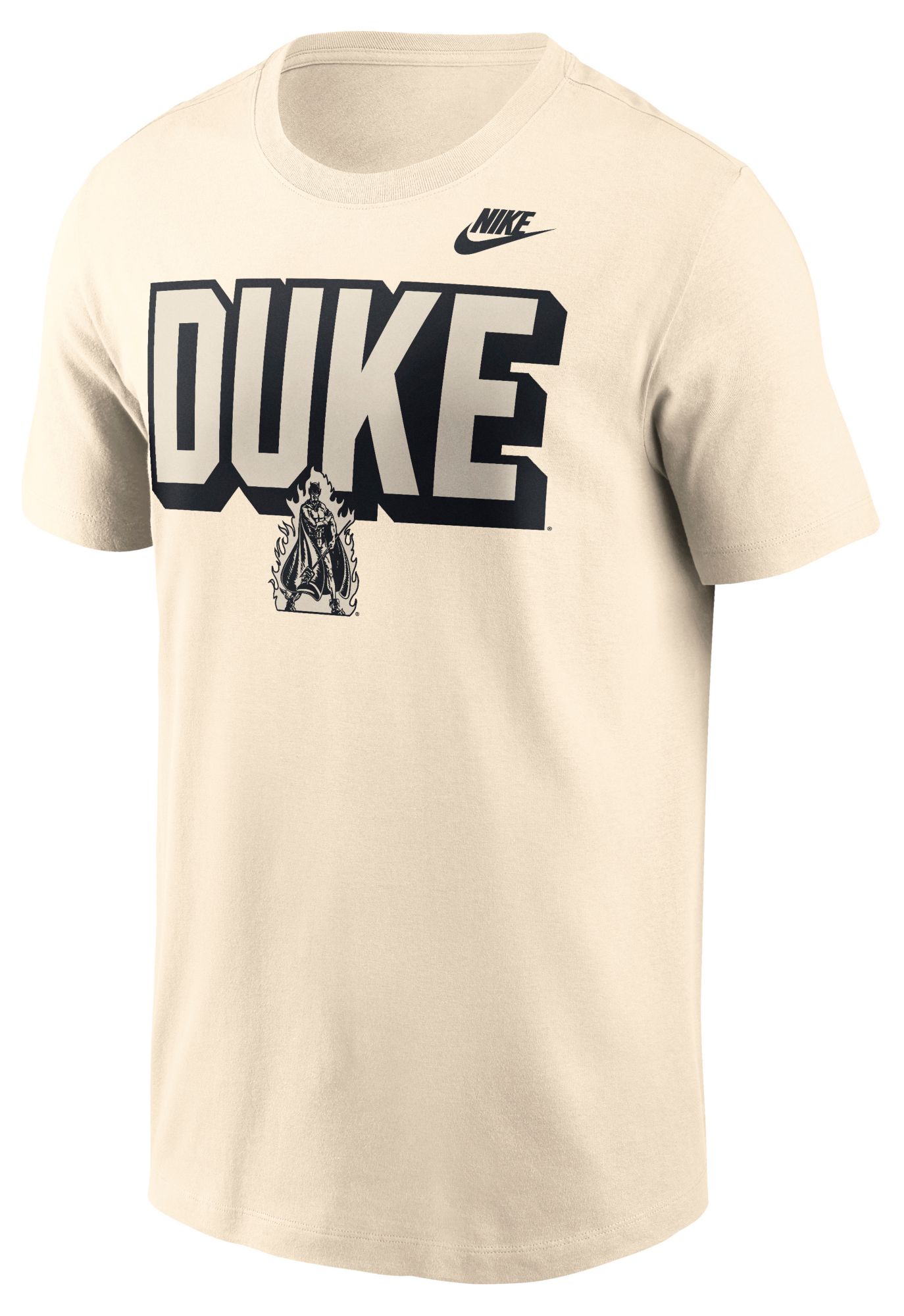 Nike Men's Duke Blue Devils Pinwheel Lockup Natural T-Shirt product image