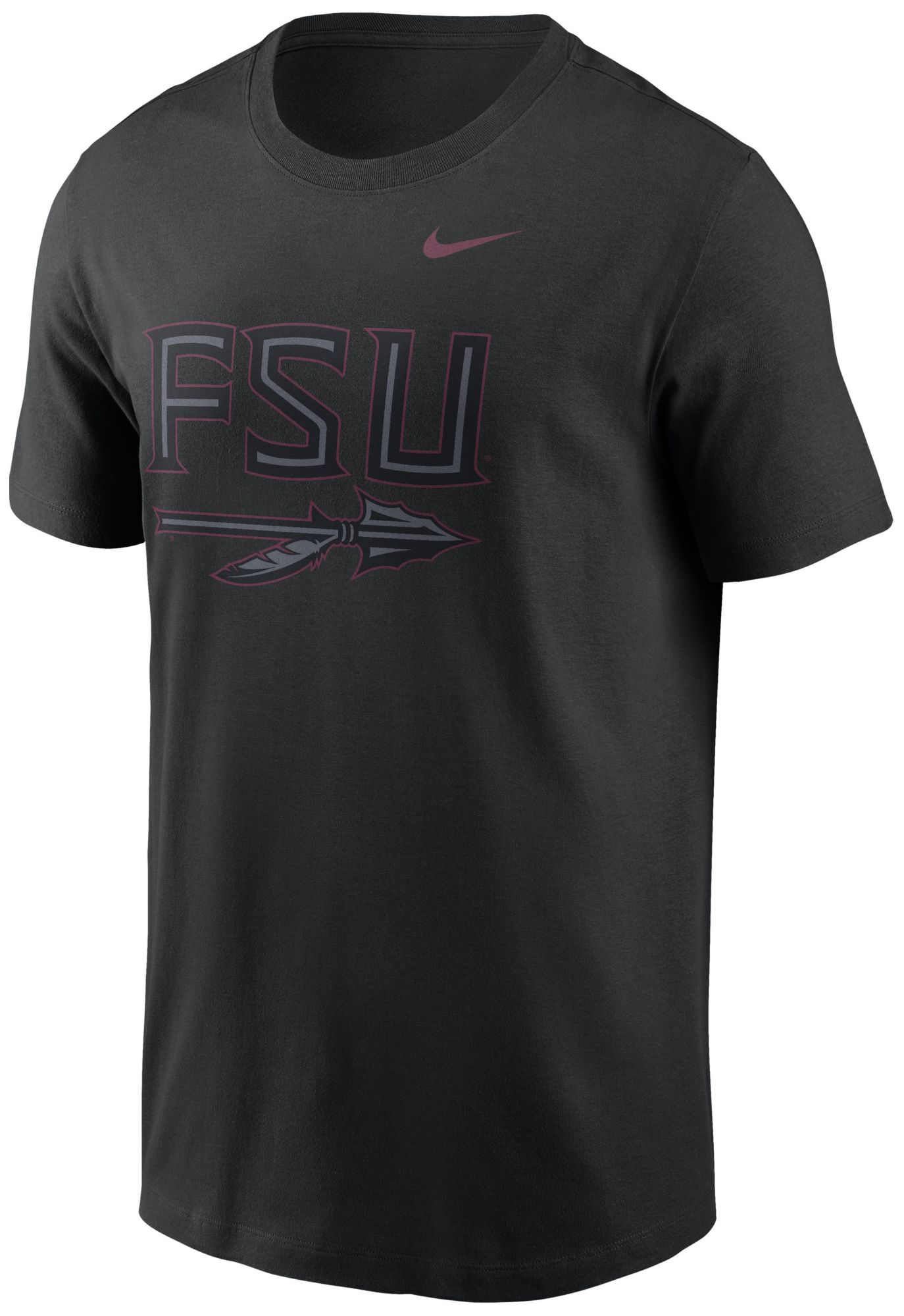 Nike Men's Florida State Seminoles Black Color Pop T-Shirt product image