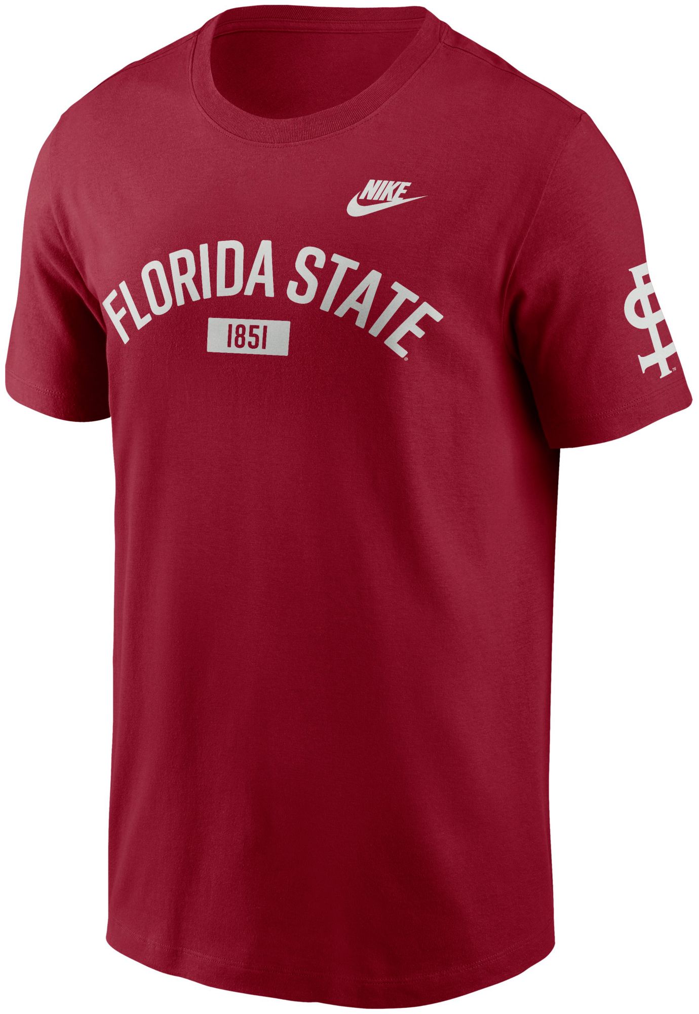 Nike Men's Florida State Seminoles Team Crimson Legacy Cotton T-Shirt product image