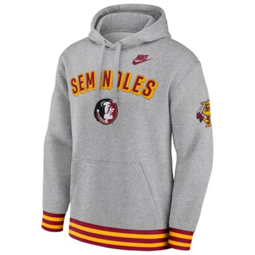 Champion Men's Florida State Seminoles Grey Reverse Weave Crew
