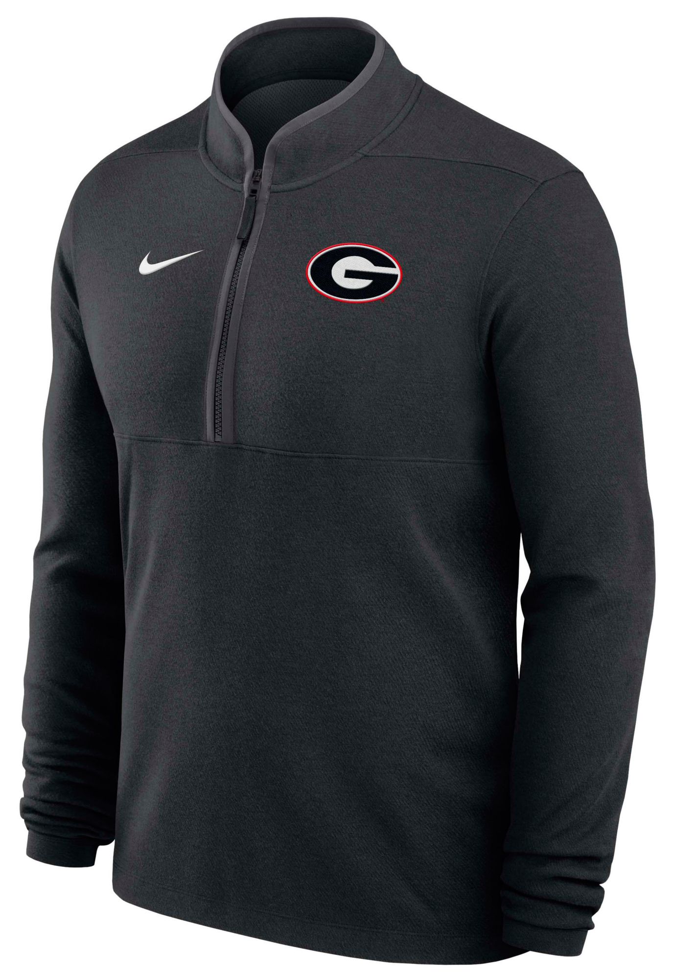 Nike Men's Georgia Bulldogs Black Victory 1/2 Zip Sweater product image