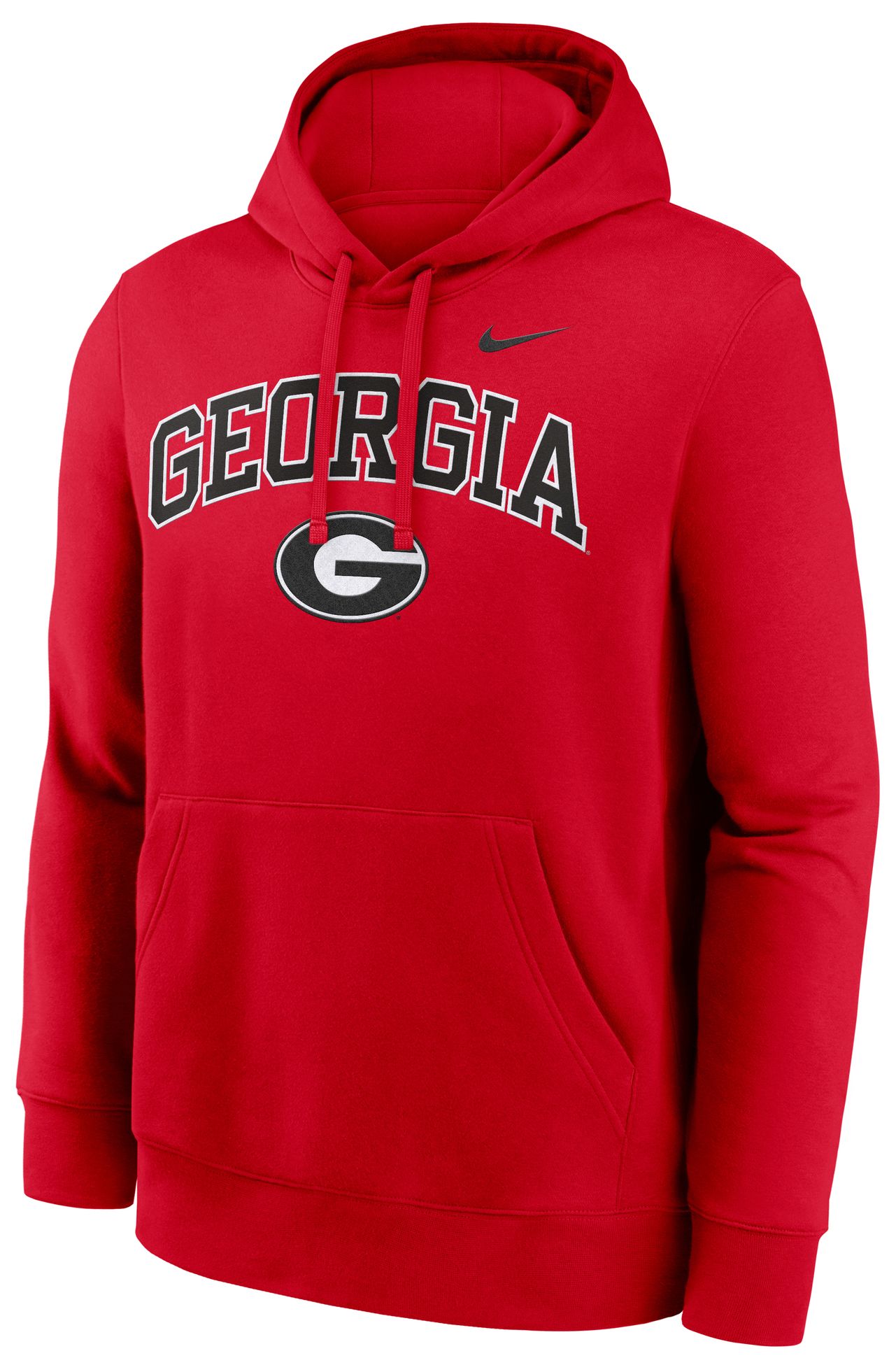 Nike Men's Georgia Bulldogs University Red Club Fleece Arch Pullover Hoodie product image