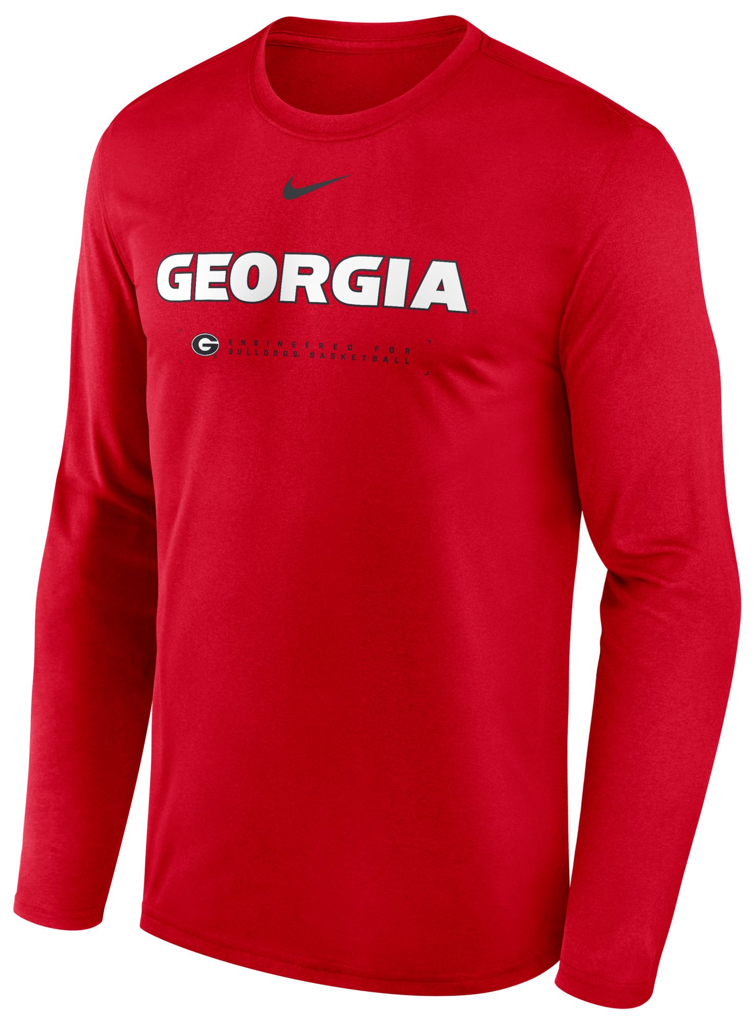 Nike Men's Georgia Bulldogs University Red Dri-FIT Shoot Long Sleeve T-Shirt product image