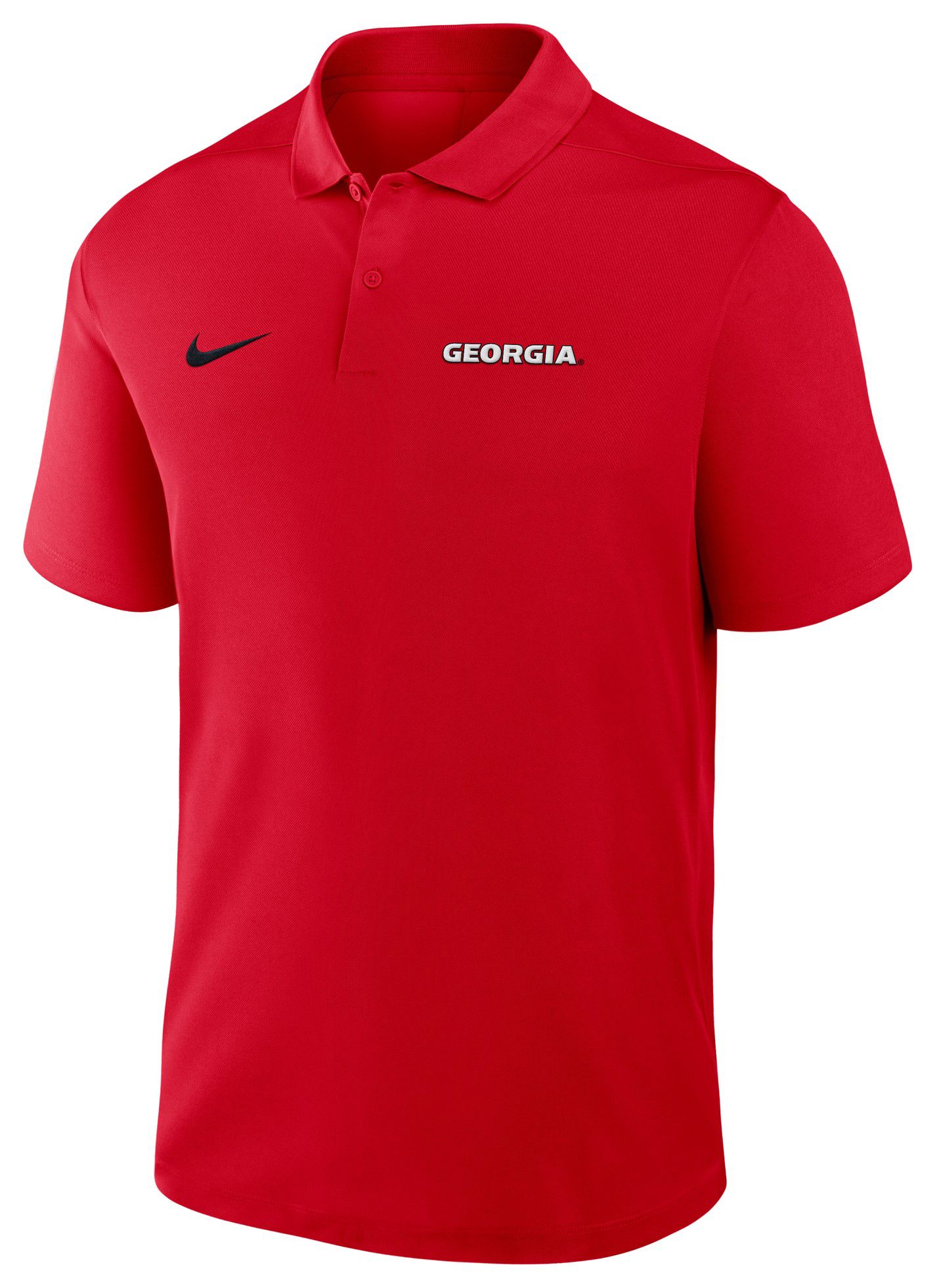 Nike Men's Georgia Bulldogs Red Dri-FIT Victory Wordmark Polo product image