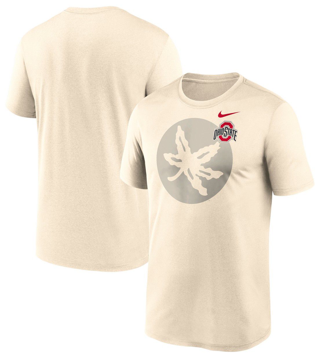 Nike Men's Ohio State Buckeyes Natural Shadow Logo T-Shirt product image