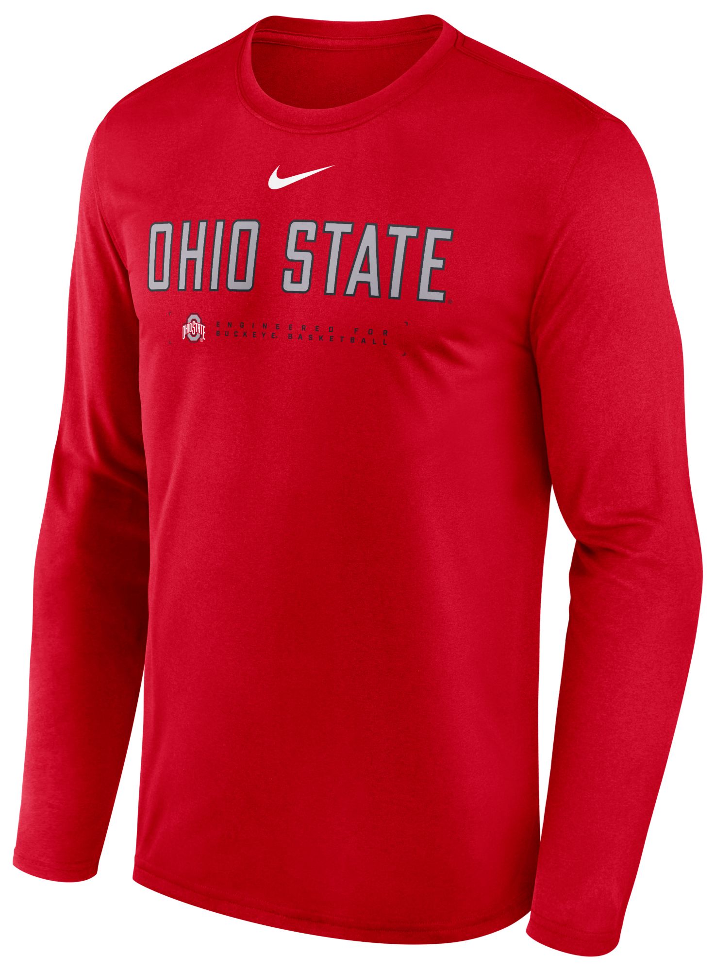 Nike Men's Ohio State Buckeyes University Red Dri-FIT Shoot Long Sleeve T-Shirt product image