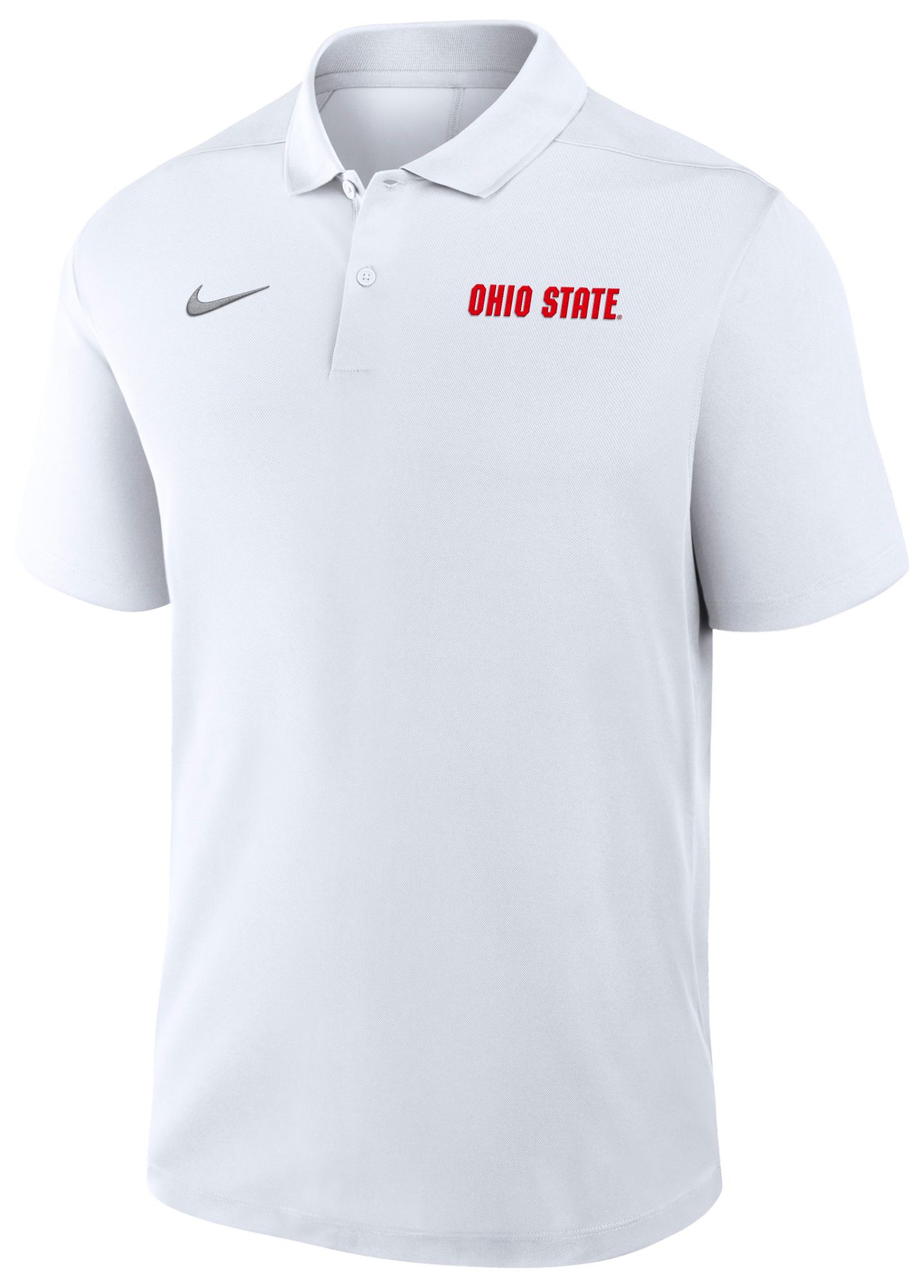 Nike Men's Ohio State Buckeyes White Wordmark Victory Polo product image