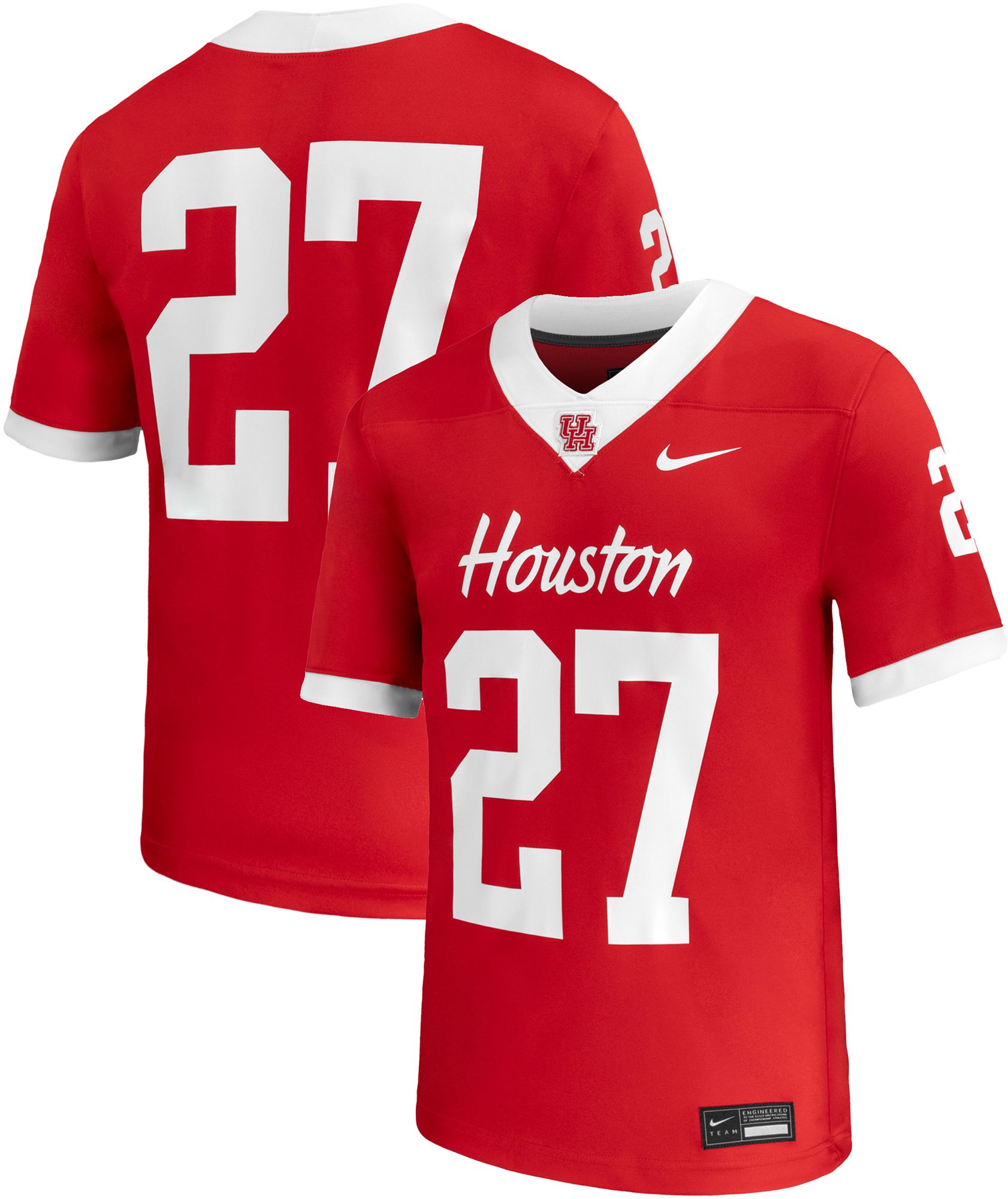 Nike Men's Houston Cougars Red Replica Home Football Jersey product image