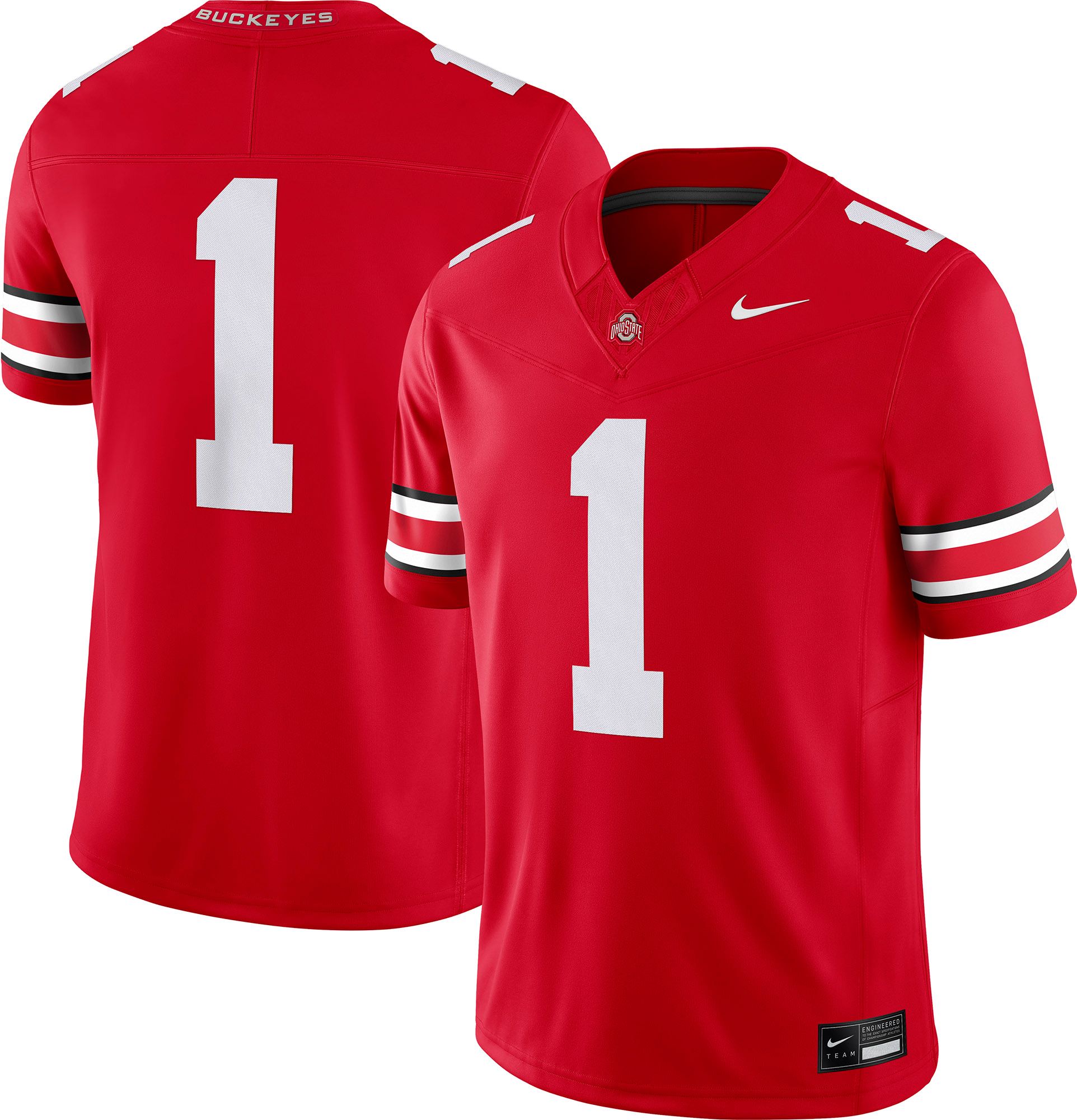 Nike Men's Ohio State Buckeyes Red Limited Jersey product image