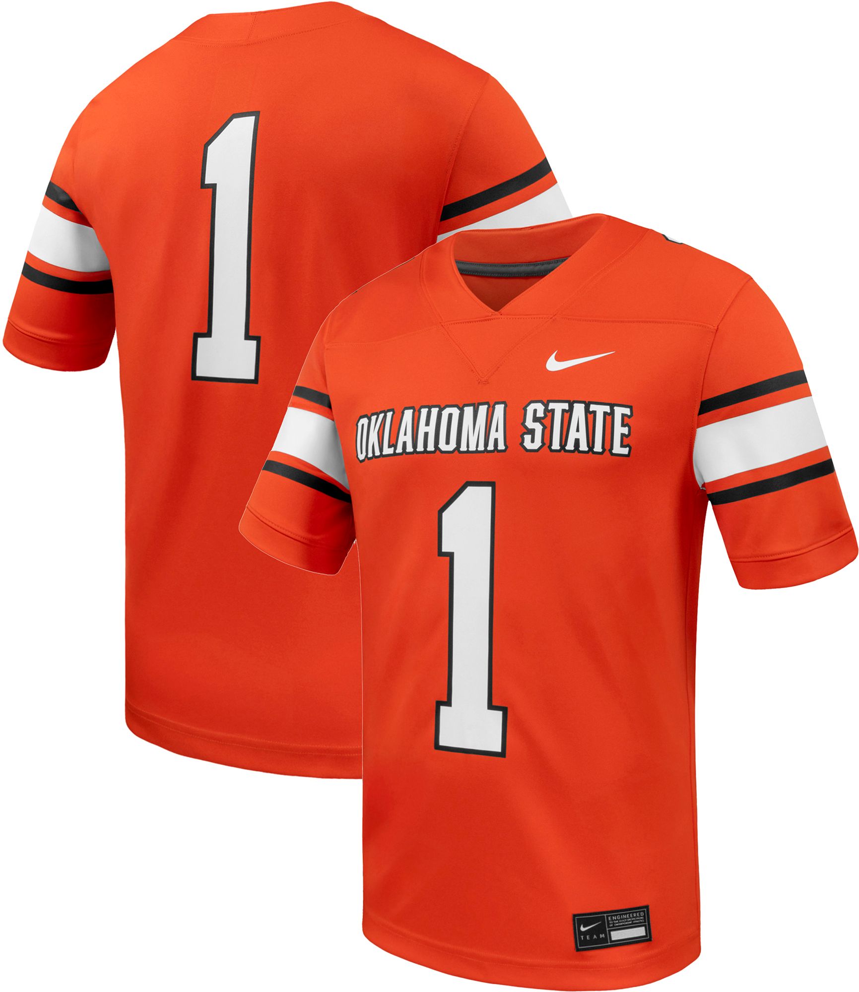 Nike Men's Oklahoma State Cowboys Orange Replica Home Football Jersey product image