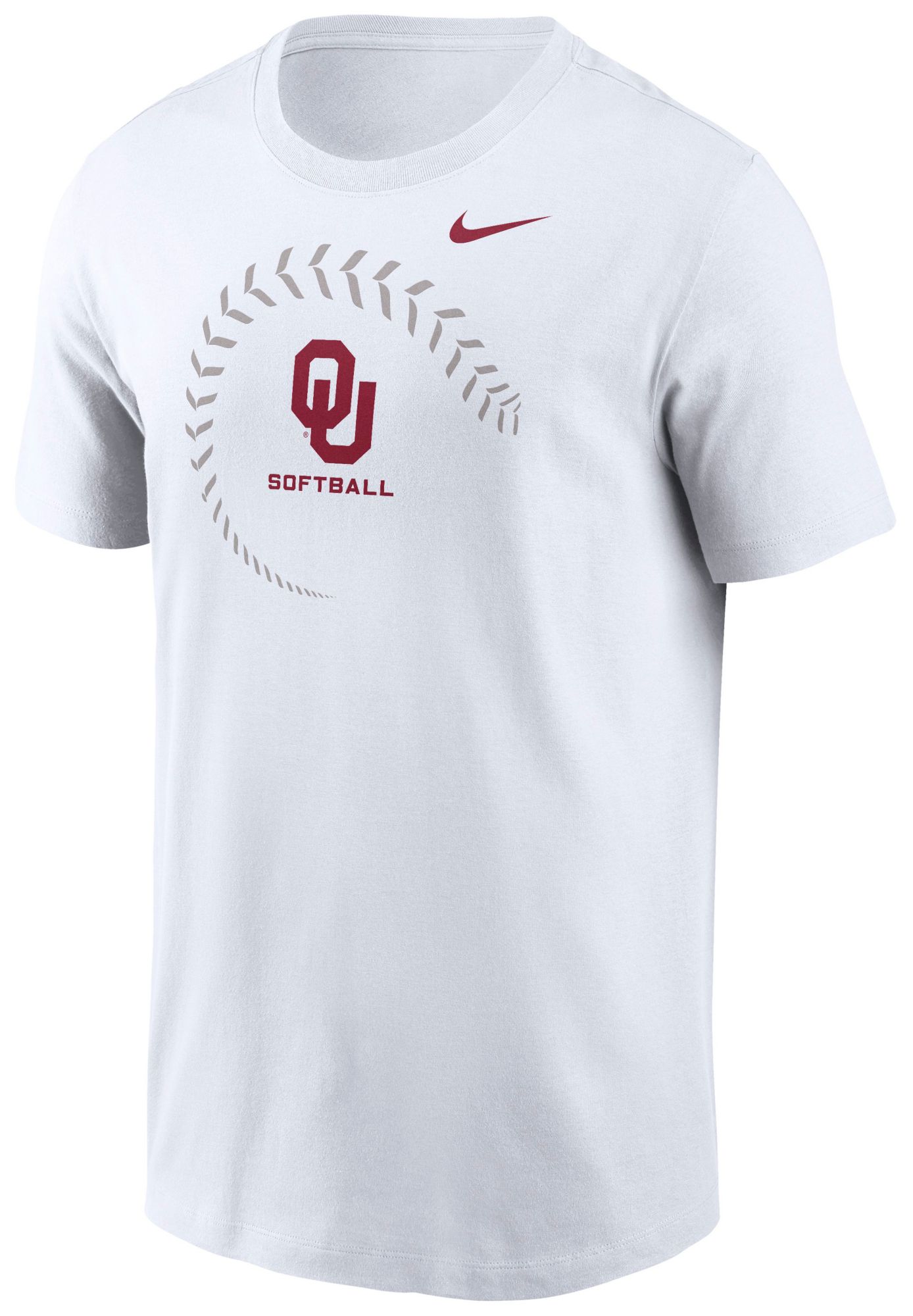 Nike Men's Oklahoma Sooners Softball White T-Shirt product image