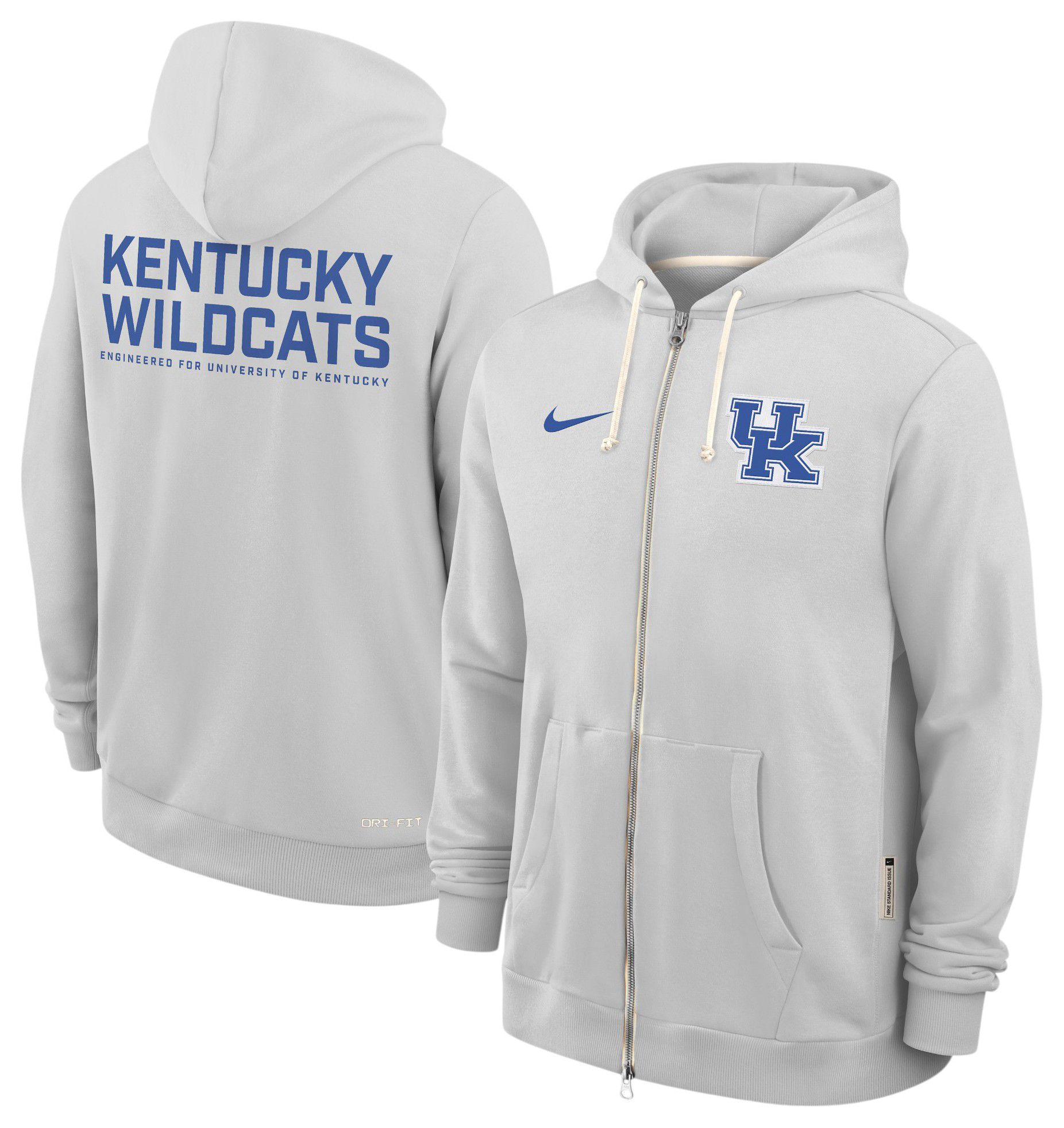 Nike Men's Kentucky Wildcats Photon Dust Dri-FIT Sideline Full-Zip Hoodie product image