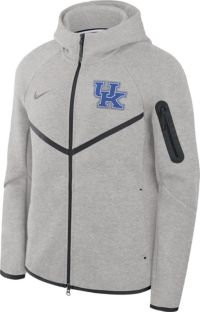 Nike Men's Kentucky Wildcats Dark Grey Heather Tech Fleece Full