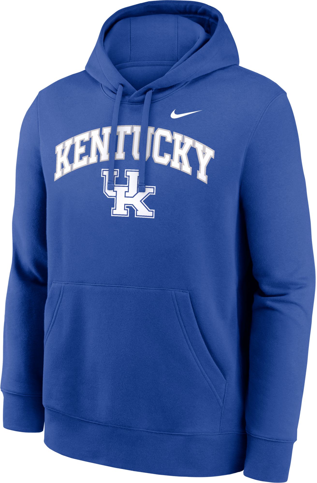 Nike Men's Kentucky Wildcats Game Royal Club Fleece Arch Pullover Hoodie product image