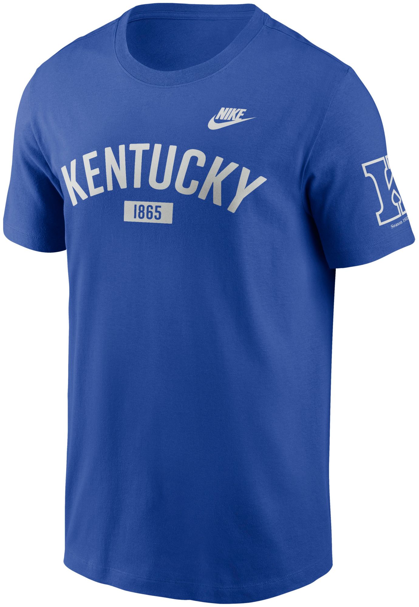 Nike Men's Kentucky Wildcats Game Royal Legacy Cotton T-Shirt product image