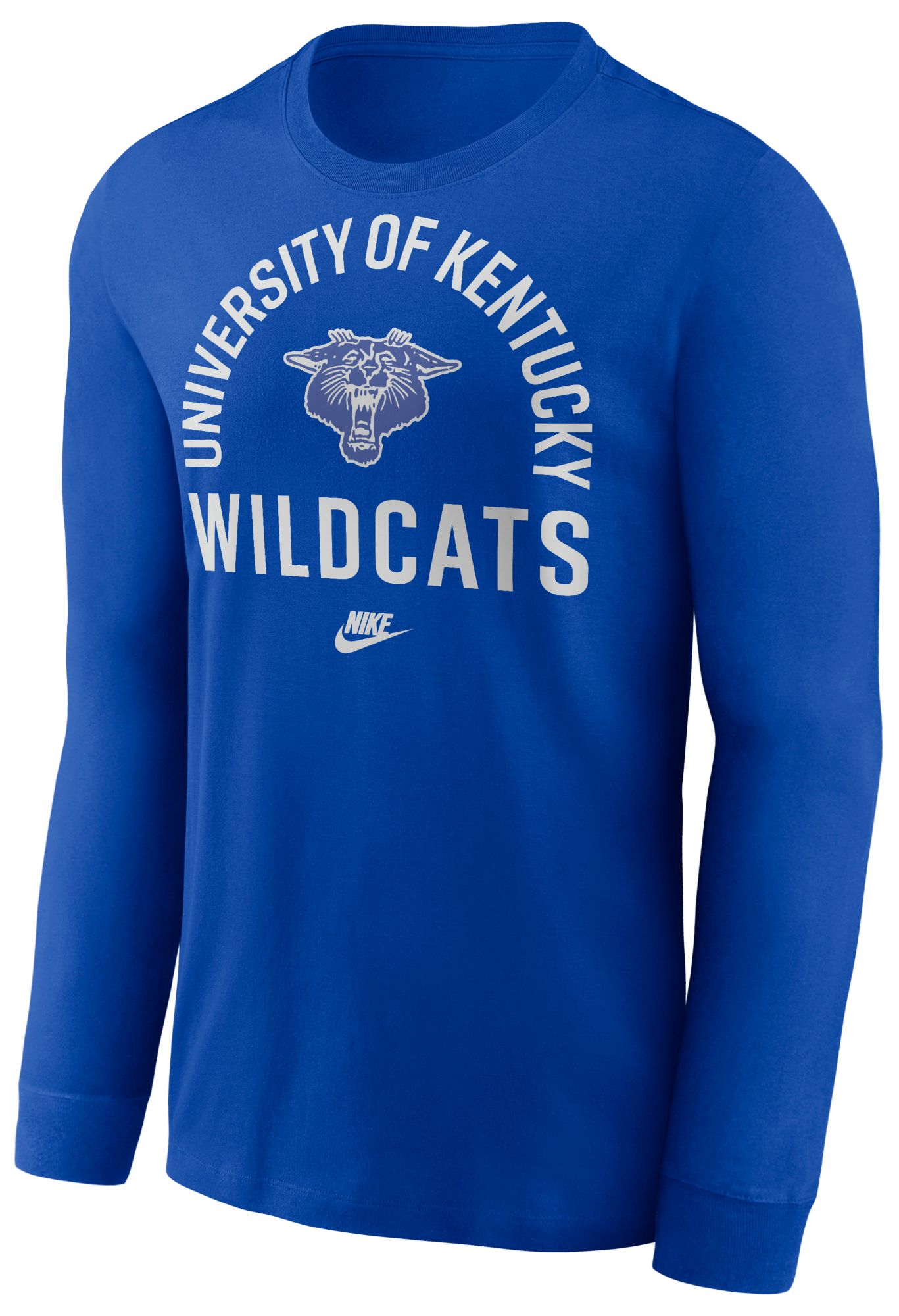Nike Men's Kentucky Wildcats Game Royal Legacy Arch Long Sleeve T-Shirt product image