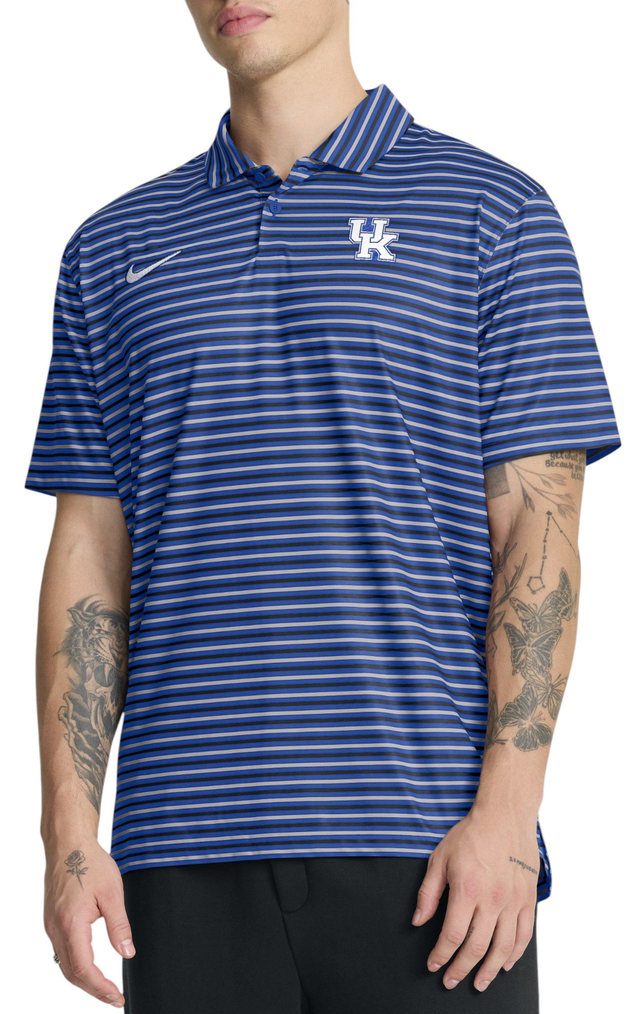 Nike Men's Kentucky Wildcats Game Royal Tour Stripe Polo product image