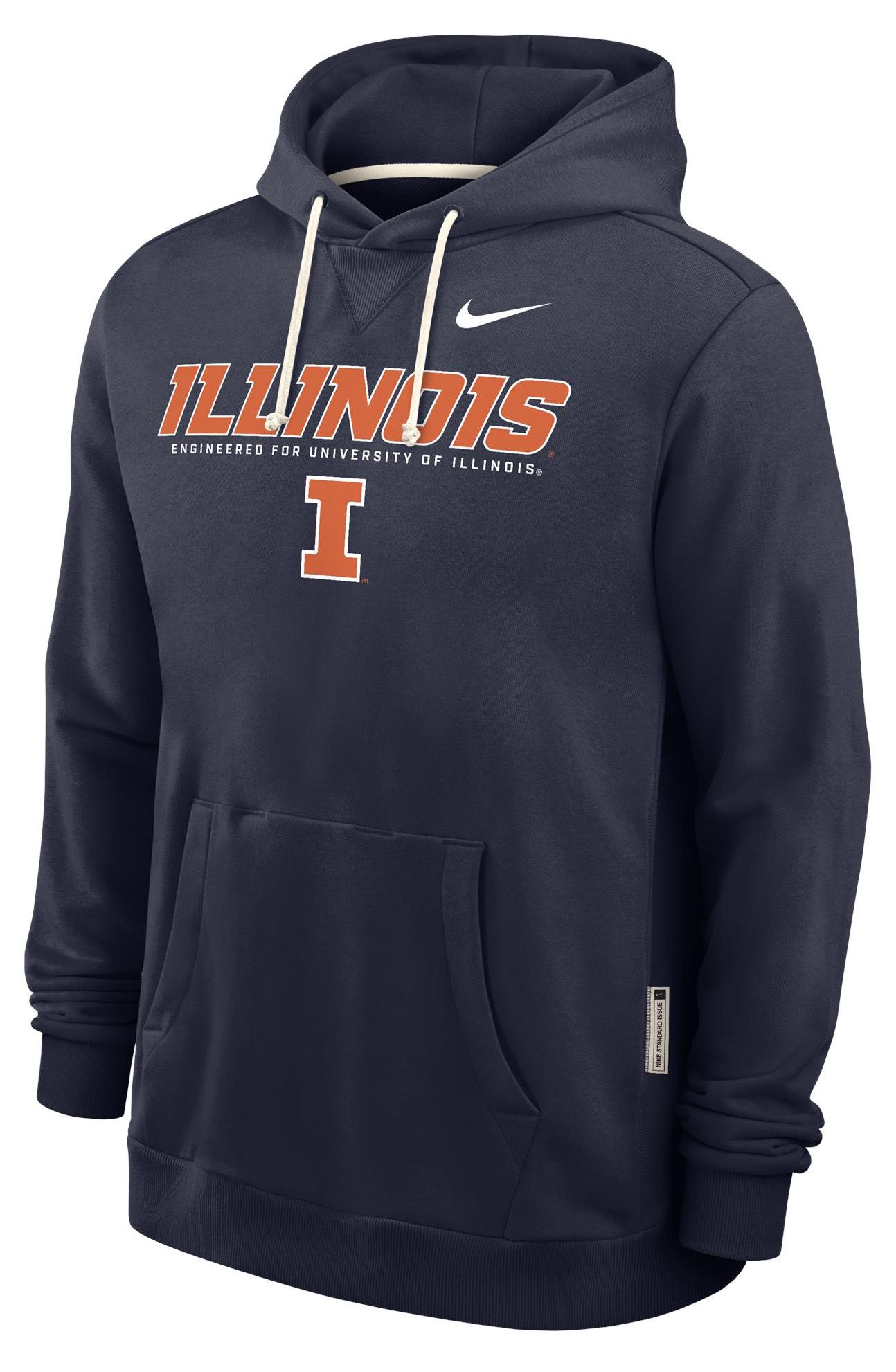 Nike Men's Illinois Fighting Illini Navy Dri-FIT Sideline Pullover