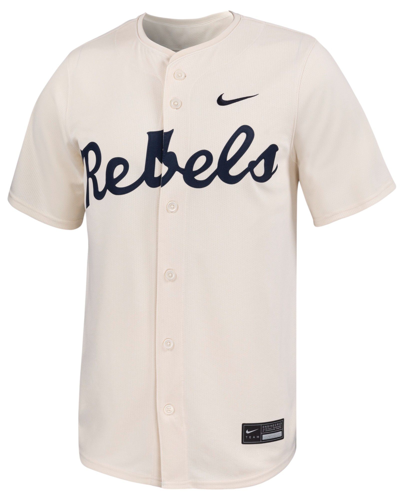 Nike Men's Ole Miss Rebels Natural Replica Alternate Baseball Jersey product image