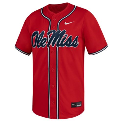 ole miss jersey dress Nike Men's Rebels #1 Red Alternate Replica Football ole miss football uniforms