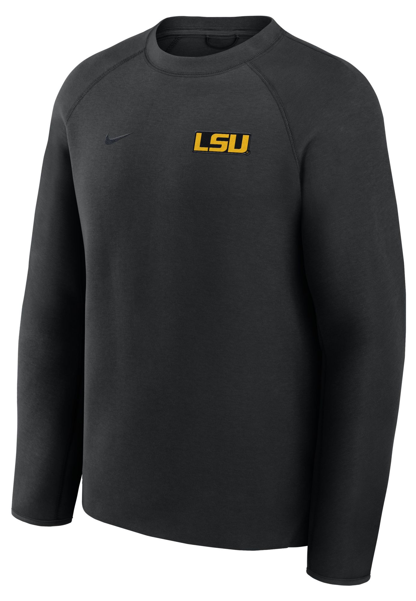 Nike Men's LSU Tigers Black Tech Fleece Crewneck Sweatshirt product image