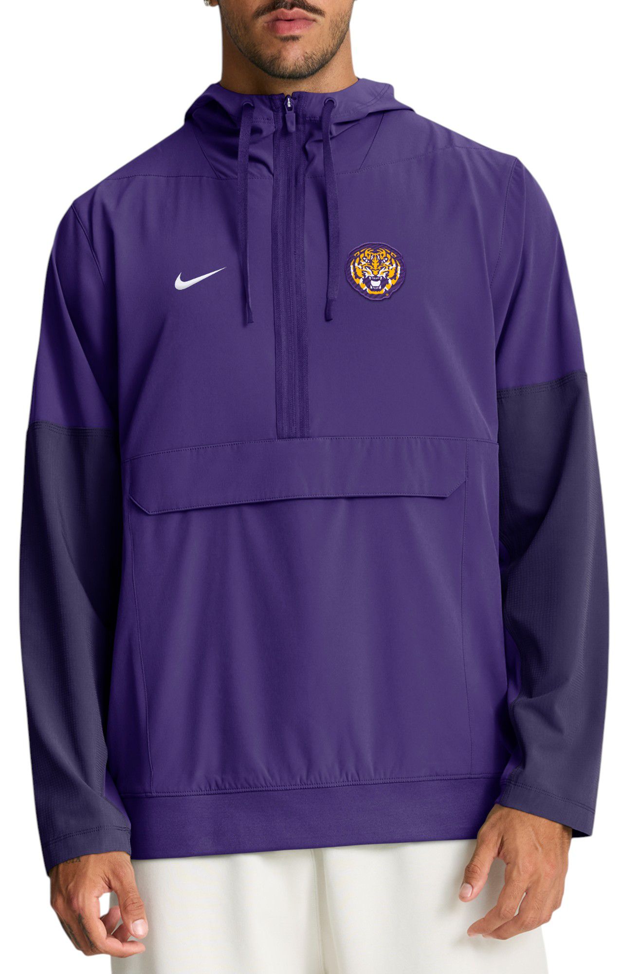 Nike Men's LSU Tigers Court Purple Gameday Anorak Jacket product image