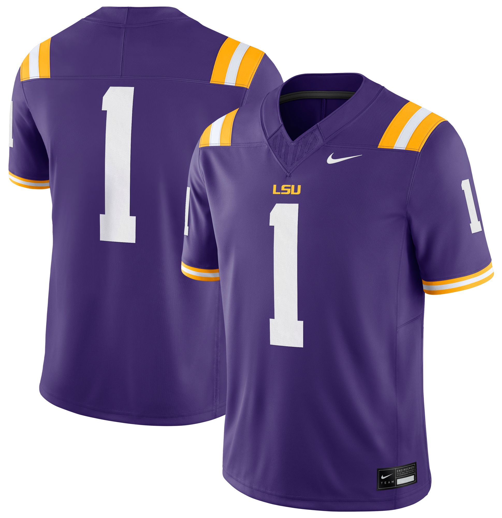 Nike Men's LSU Tigers Purple Home Limited Jersey product image