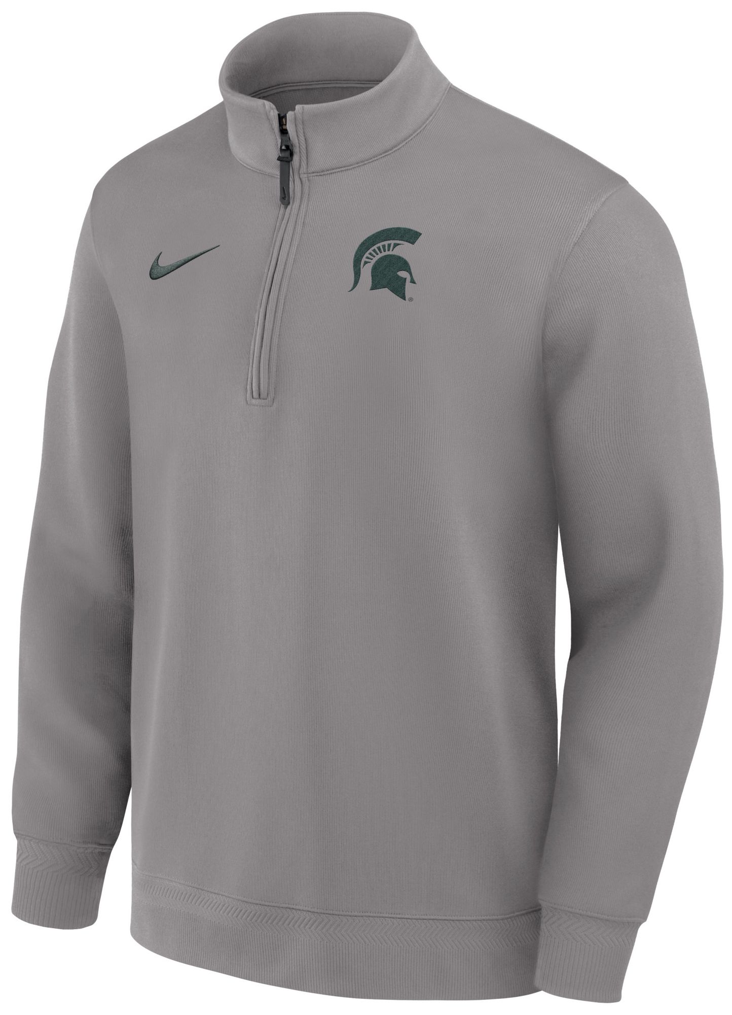 Nike Men's Michigan State Spartans Dust Coaches Dri-FIT Half-Zip Jacket product image