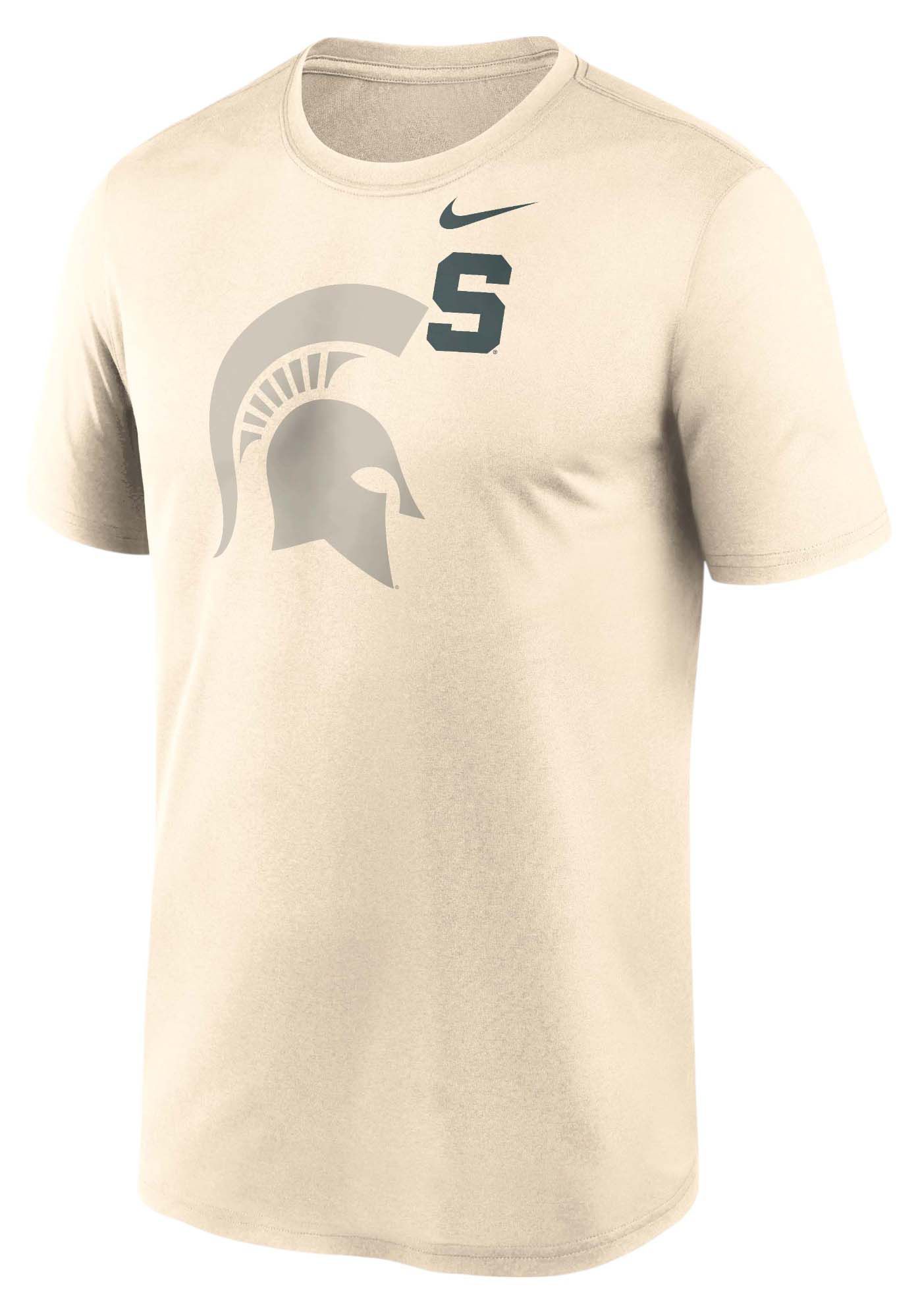 Nike Men's Michigan State Spartans Natural Shadow Logo T-Shirt product image