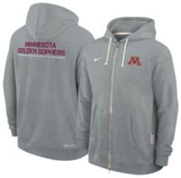 Nike Men's Minnesota Golden Gophers Grey Dri-FIT Sideline Full-Zip