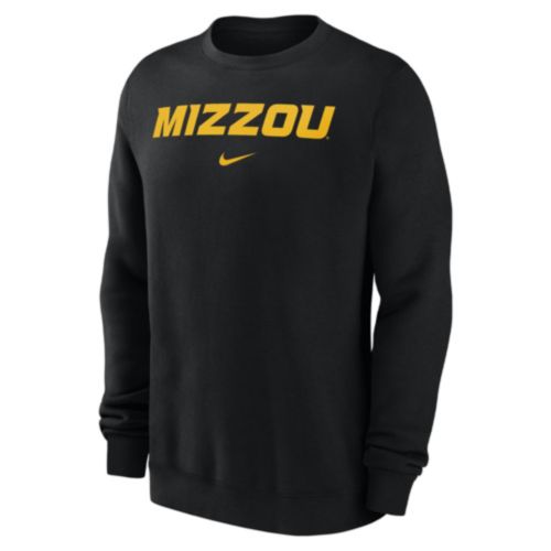 Champion Men's Missouri Tigers Grey Reverse Weave Crew Sweatshirt