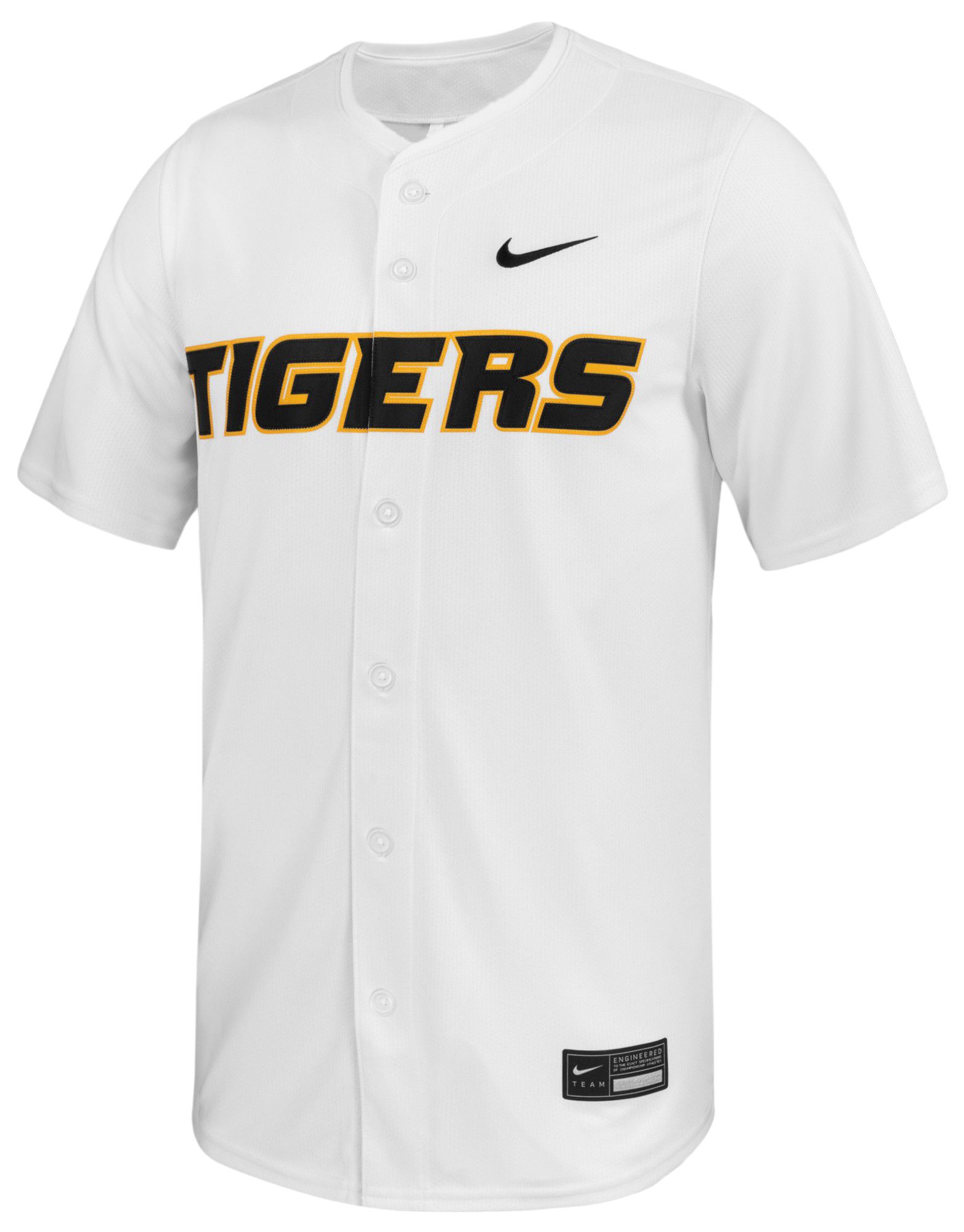 Nike Men's Missouri Tigers White Replica Baseball Jersey product image