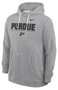 Nike Men's Purdue Boilermakers Grey Dri-FIT Sideline Pullover