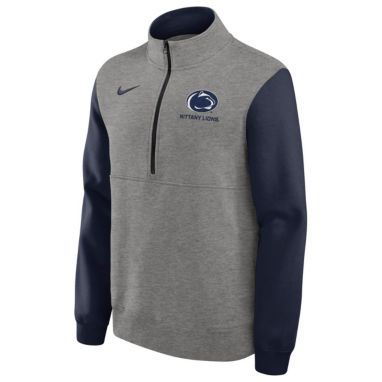 sorry, Nike Men's Penn State Nittany Lions Dark Grey Heather Club Fleece Half-Zip is currently out of stock