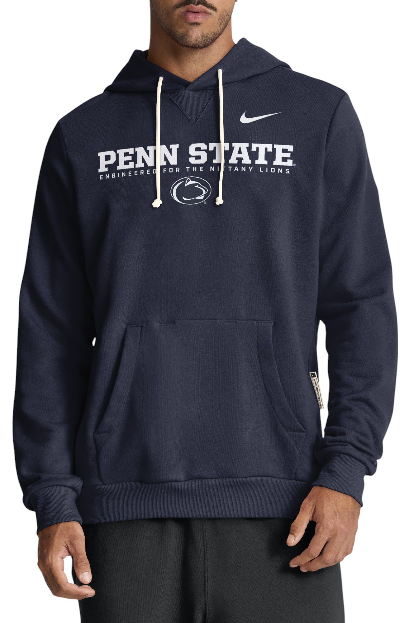 Nike Men's Penn State Nittany Lions College Navy Dri-FIT Standard Issue Pullover Hoodie product image