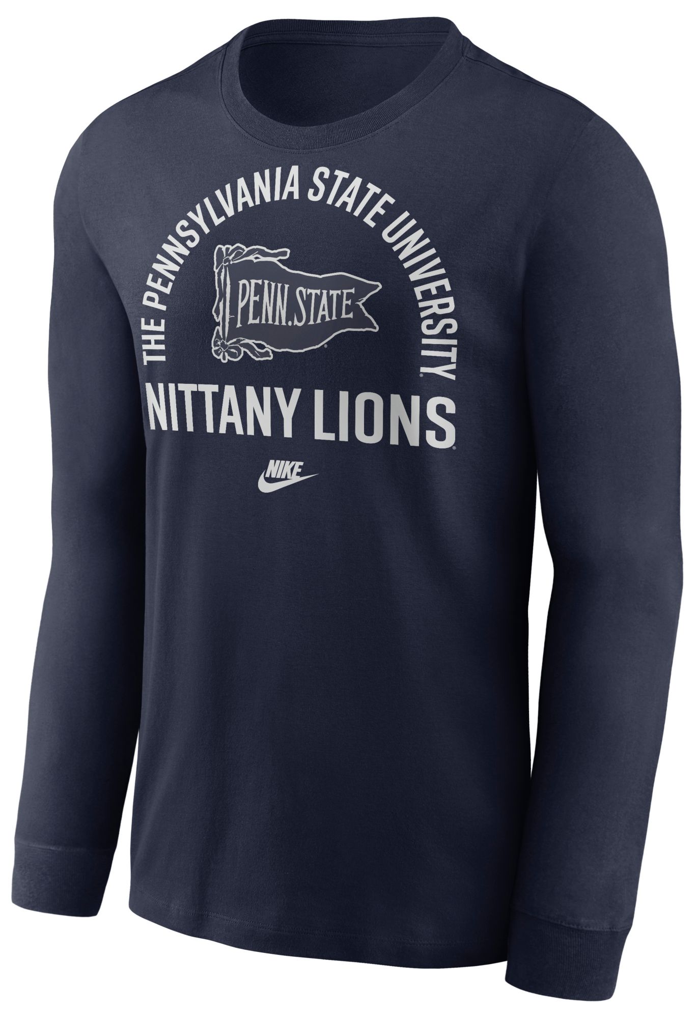 Nike Men's Penn State Nittany Lions College Navy Legacy Arch Long Sleeve T-Shirt product image