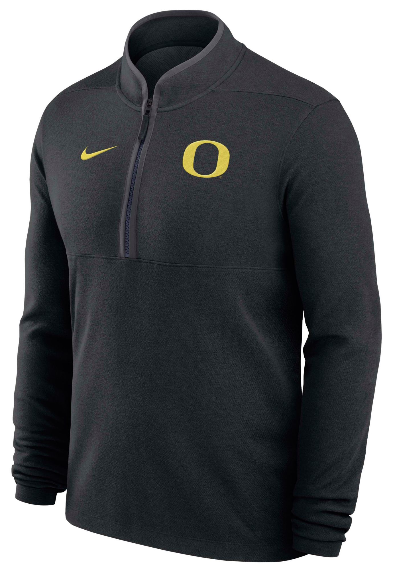 Nike Men's Oregon Ducks Black Victory 1/2 Zip Sweater product image