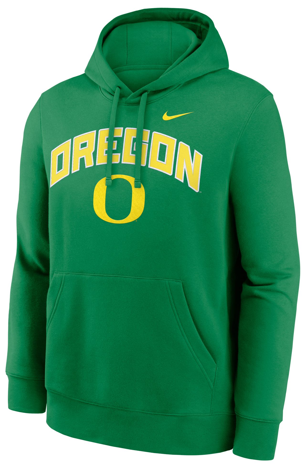 Nike Men's Oregon Ducks Apple Green Club Fleece Arch Pullover Hoodie product image